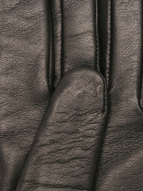 Перчатки из кожи с логотипом - Деталь1