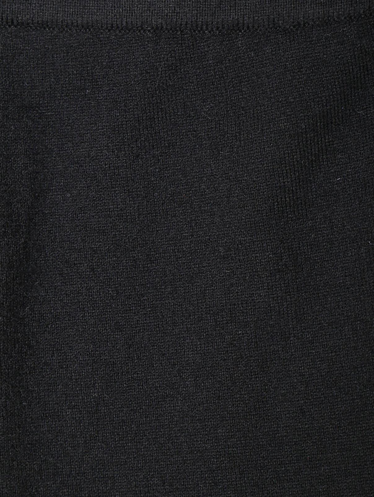 Трикотажные брюки на резинке с контрастным поясом Marina Rinaldi  –  Деталь1  – Цвет:  Черный