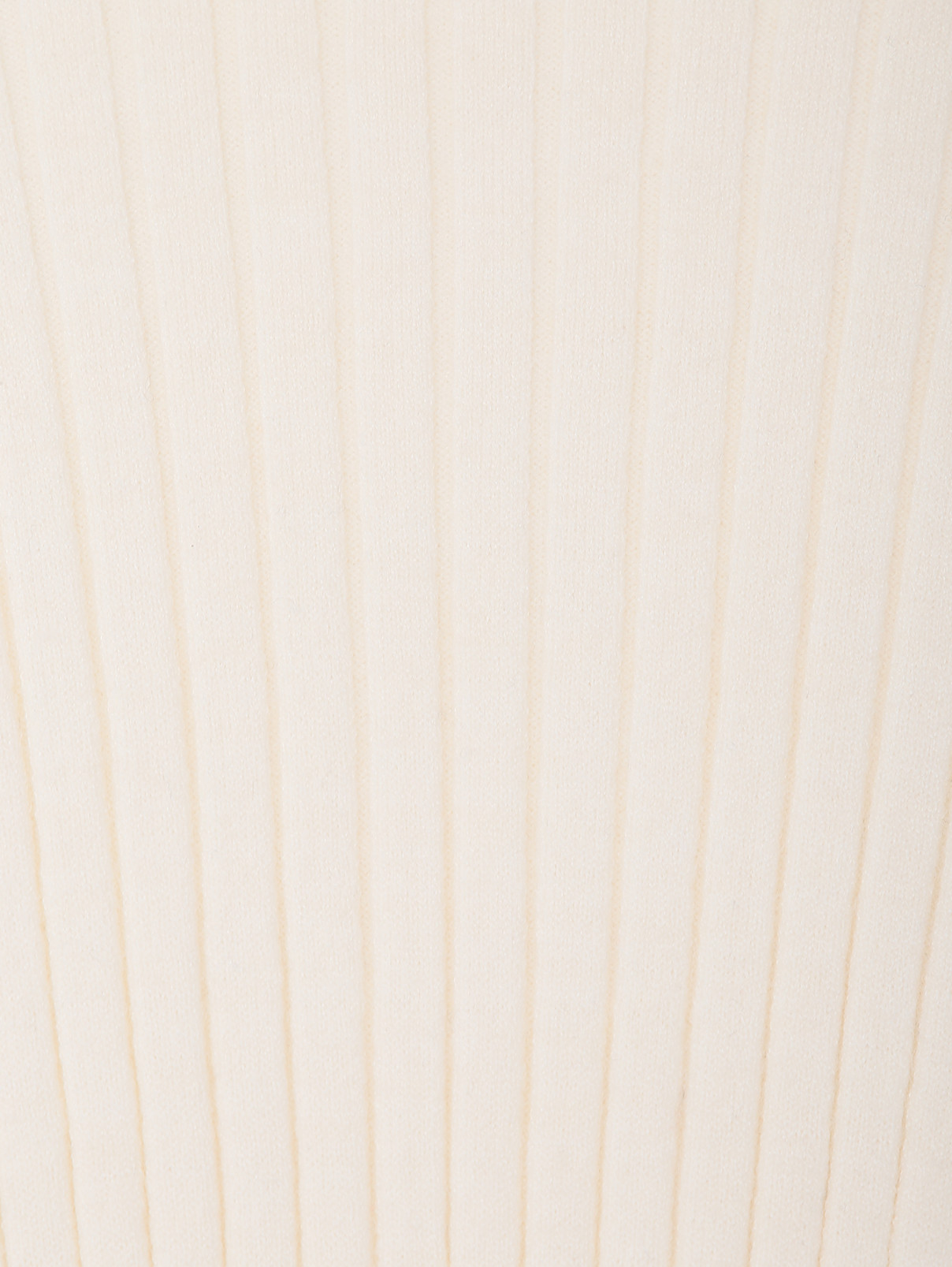 Водолазка из смешанной пряжи Aletta Couture  –  Деталь  – Цвет:  Белый