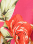 Платок из шелка с цветочным узором Moschino  –  Деталь
