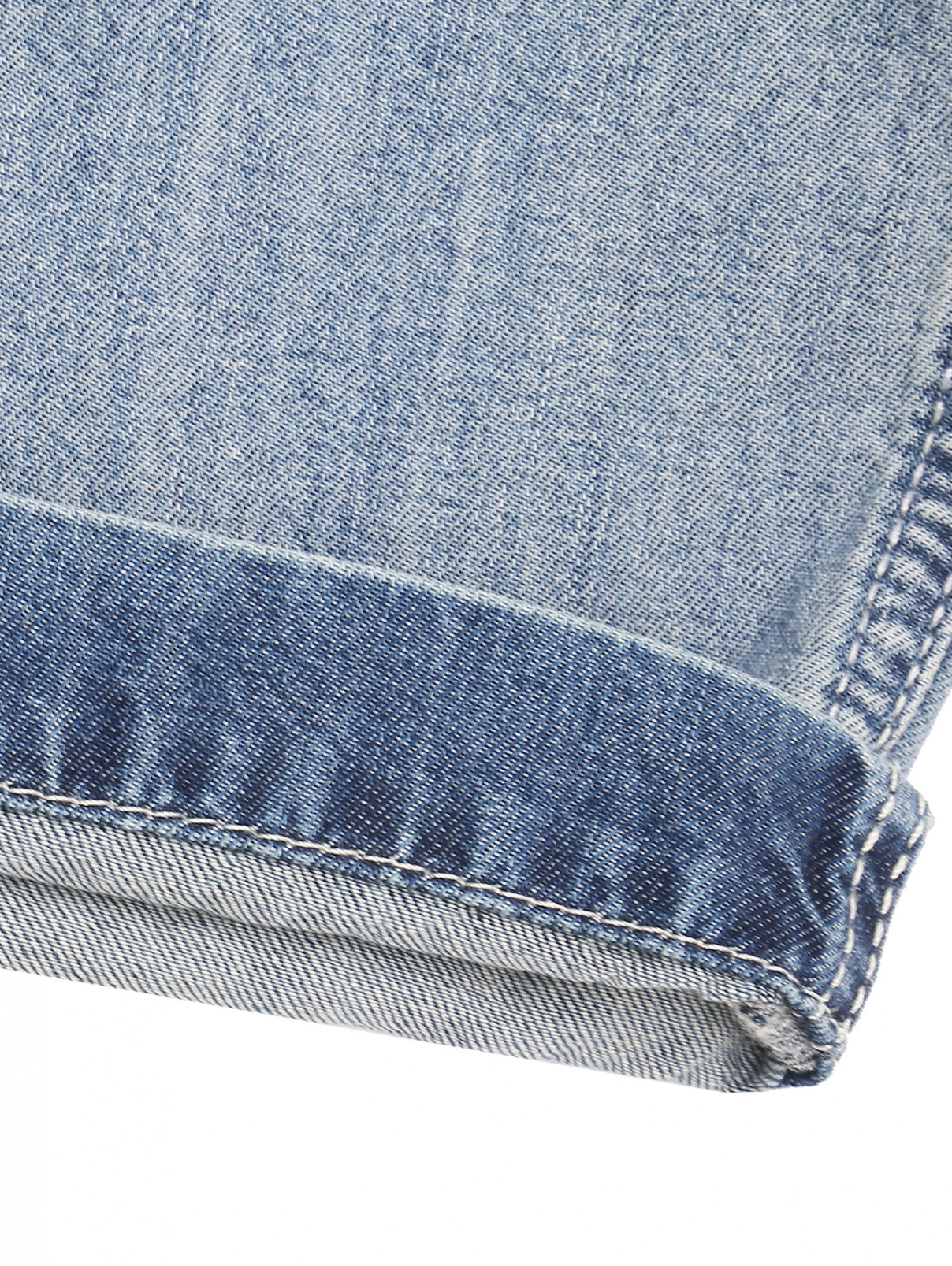 Джинсы с карманами прямого кроя Marni  –  Деталь2  – Цвет:  Синий