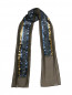 Узкий шарф из шелка декорированный пайетками Dorothee Schumacher  –  Общий вид
