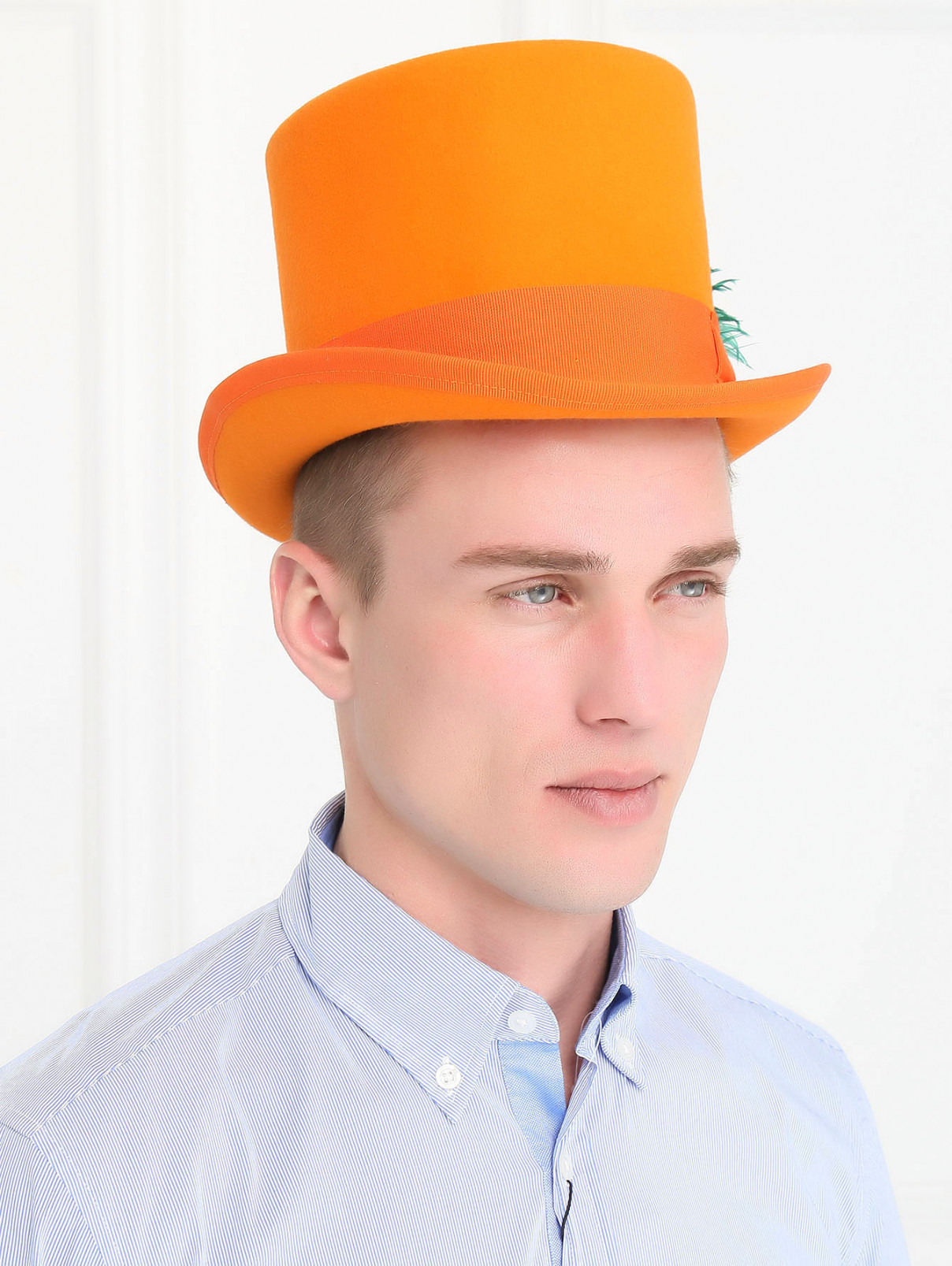 Шляпа из меха кролика Etro  –  Модель Общий вид  – Цвет:  Оранжевый