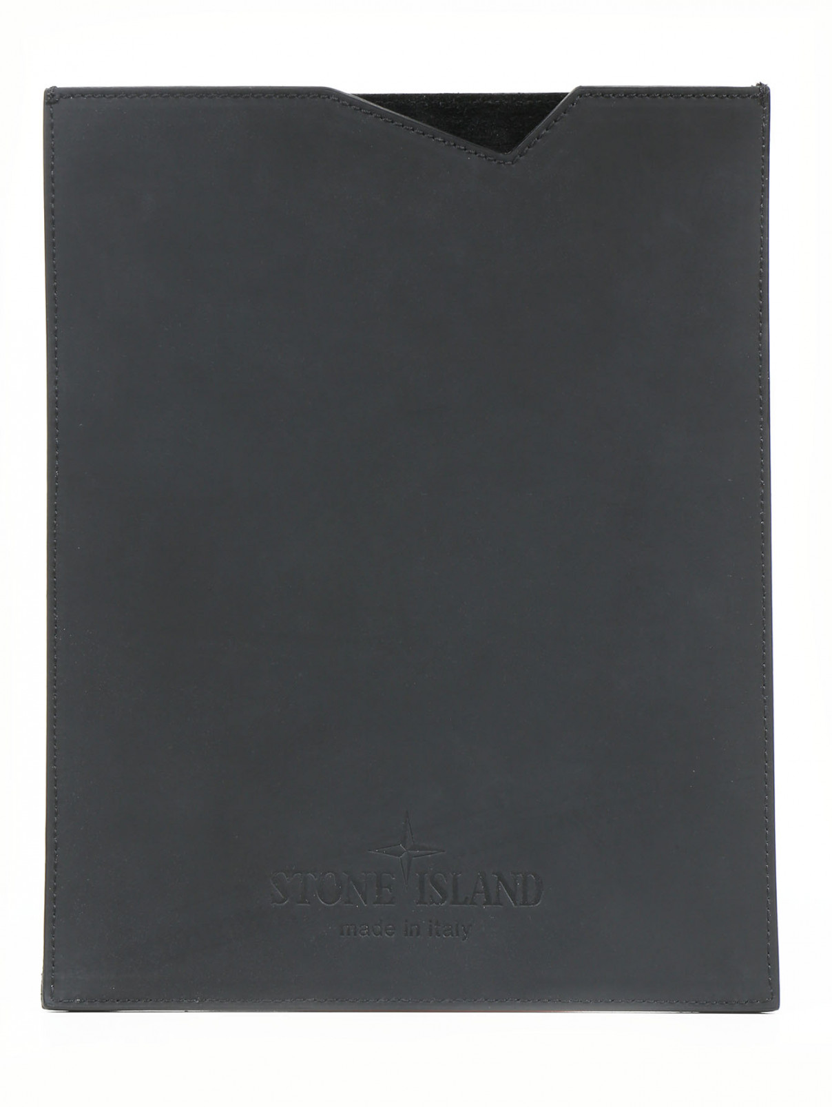 Чехол для IPad из хлопка Stone Island  –  Общий вид  – Цвет:  Черный