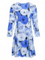 Платье из шелка с цветочным узором Moschino Cheap&Chic  –  Общий вид