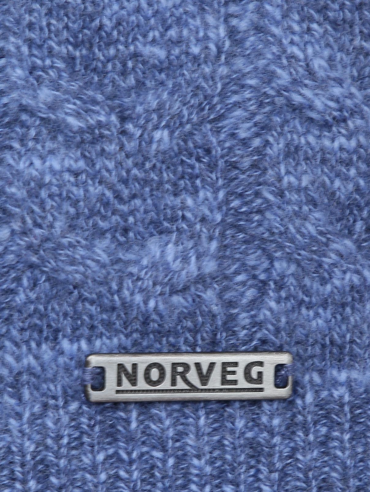 Кардиган из шерсти мериноса Norveg  –  Деталь1  – Цвет:  Синий