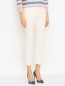 Зауженные брюки из хлопка Weekend Max Mara  –  МодельВерхНиз