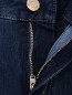 Джинсы из хлопка прямого кроя с карманами Marina Rinaldi  –  Деталь1