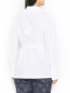 Блуза из хлопка с поясом Marina Rinaldi  –  МодельВерхНиз1