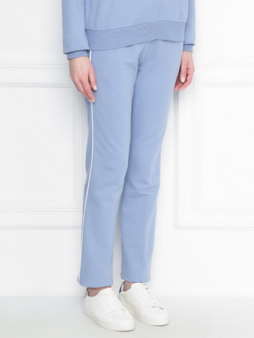 Брюки из хлопка на резинке Ermanno Scervino - МодельВерхНиз