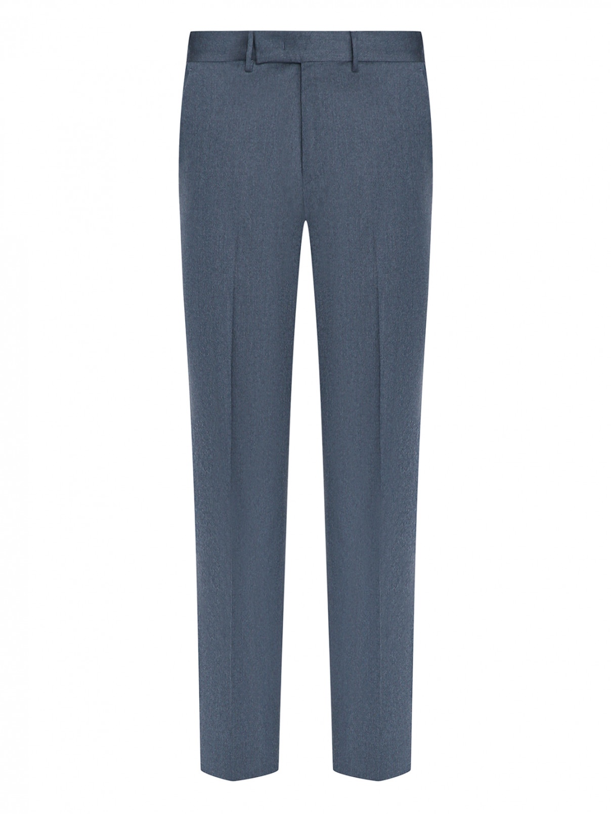 Зауженные брюки из шерсти PT Torino  –  Общий вид  – Цвет:  Зеленый