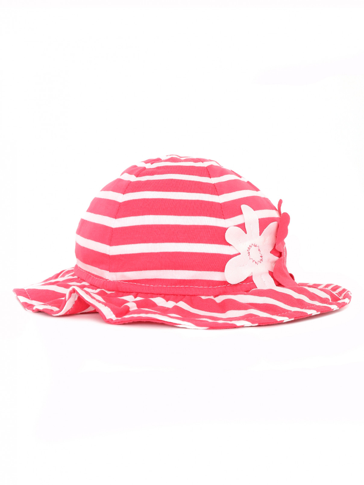 Шляпа из хлопка с аппликацией Il Gufo  –  Общий вид  – Цвет:  Узор