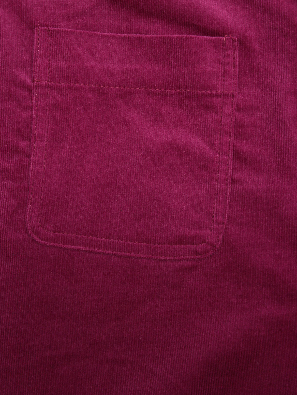 Однотонные брюки из хлопка с карманами Suncoo  –  Деталь  – Цвет:  Красный