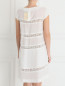 Платье-мини из хлопка с полупрозрачными вставками Ermanno Scervino  –  Модель Верх-Низ1