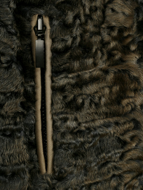 Пальто из меха норки и каракуля - Деталь1