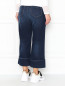 Укороченные джинсы с декоративными отворотами Persona by Marina Rinaldi  –  МодельВерхНиз1