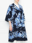 Легкое пальто с цветочным узором Marina Rinaldi  –  МодельВерхНиз