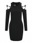 Платье с декоративной отделкой Moschino Couture  –  Общий вид
