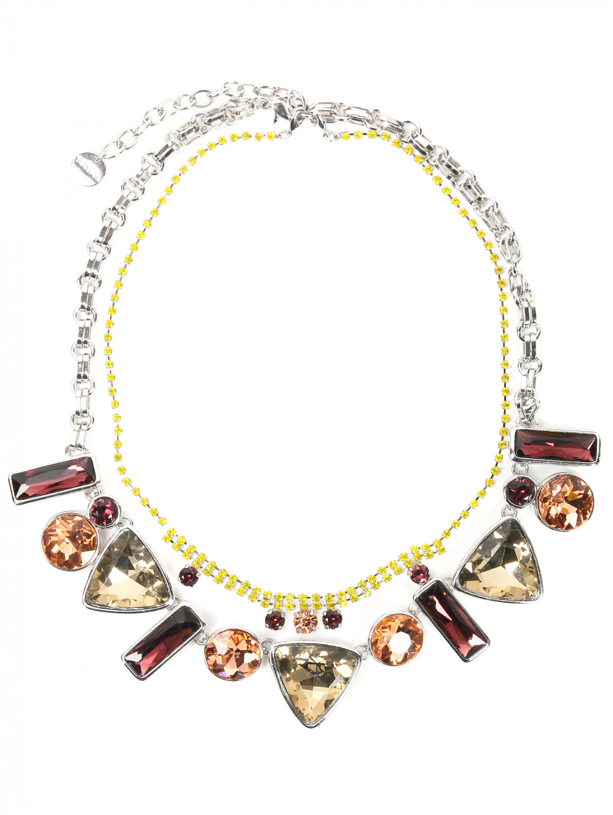 Ожерелье из стекла и металла Max&Co  –  Общий вид  – Цвет:  Мультиколор