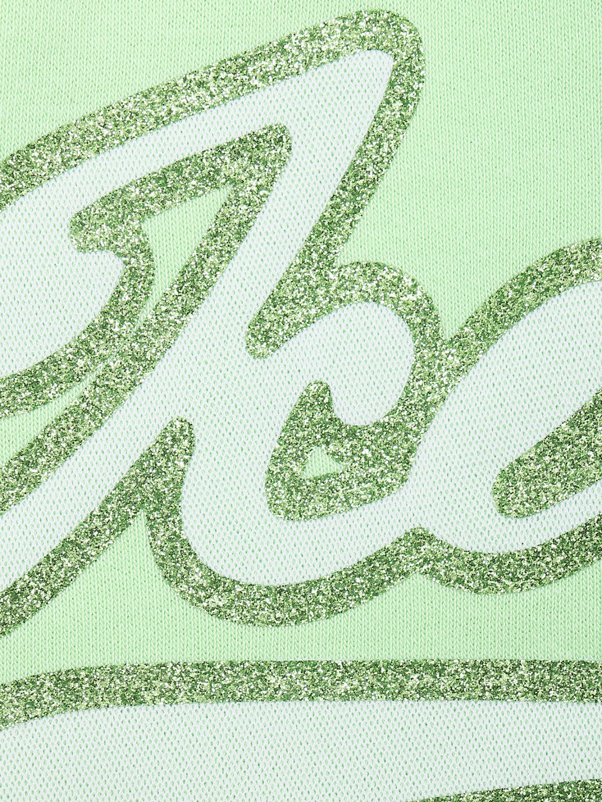 Трикотажные шорты с принтом Iceberg  –  Деталь1  – Цвет:  Зеленый