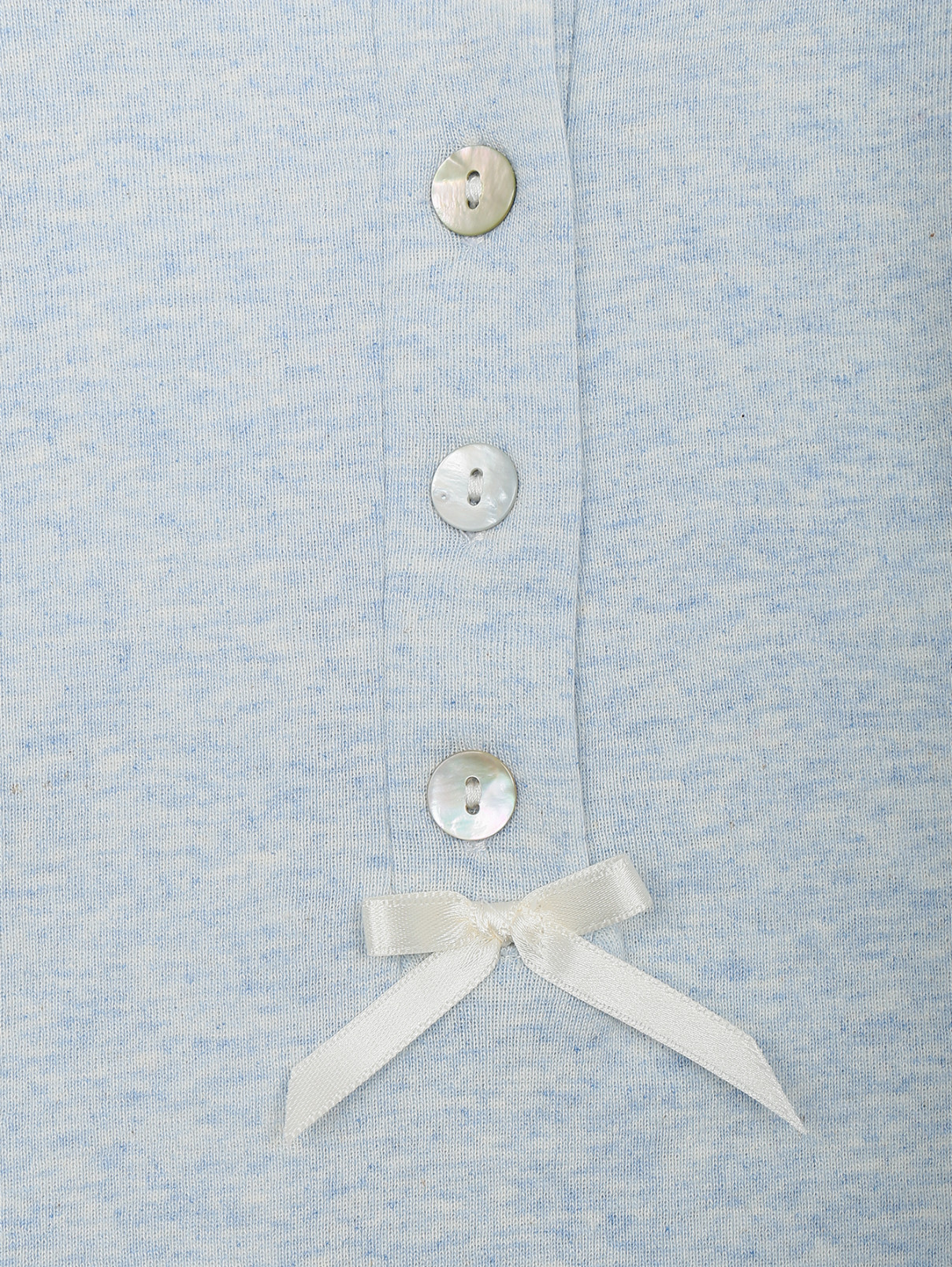Ночная сорочка из хлопка с вышивкой Giottino  –  Деталь  – Цвет:  Синий