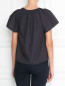 Блуза из хлопка с короткими рукавами Max&Co  –  МодельВерхНиз1