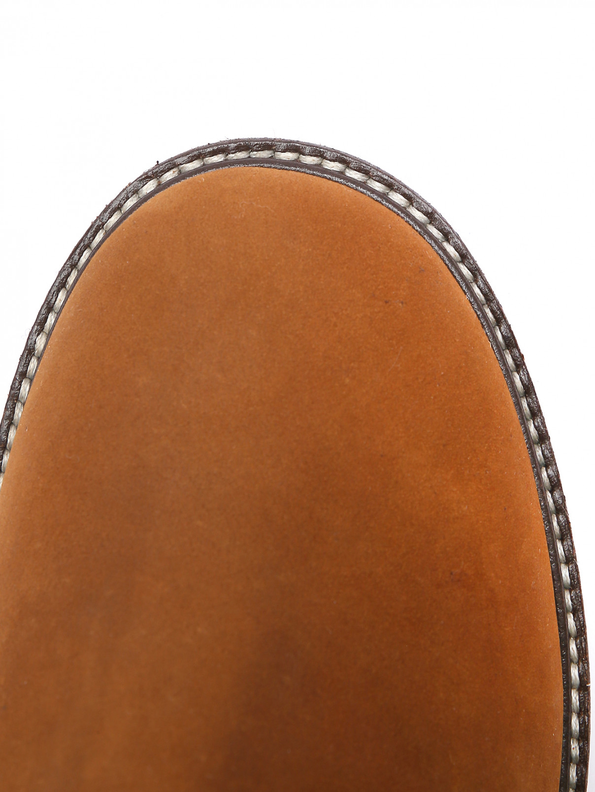 Комбинированные ботинки из замши с меховой отделкой BOSCO  –  Обтравка3  – Цвет:  Бежевый