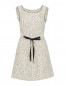 Твидовое мини-платье на завязках Moschino  –  Общий вид