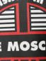 Свитшот из хлопка с принтом Love Moschino  –  Деталь
