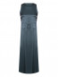 Аталасное платье свободного кроя на молнии Max Mara  –  Общий вид