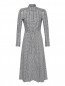 Платье с узором, декорированное жемчугом Forte Dei Marmi Couture  –  Общий вид