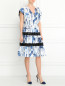 Платье из хлопка с цветочным узором Jean Paul Gaultier  –  Модель Общий вид