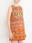 Платье из хлопка с узором Moschino Couture  –  Модель Верх-Низ