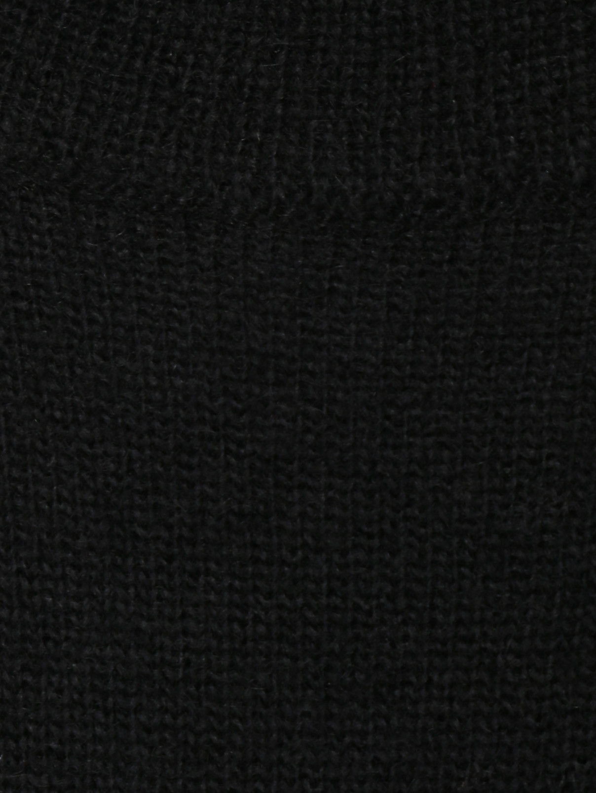 Платье из шерсти и кашемира с кружевом Ermanno Firenze  –  Деталь  – Цвет:  Черный