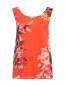 Блуза из хлопка и шелка с цветочным узором Caractere  –  Общий вид