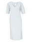 Трикотажное платье-мини с коротким рукавом Marina Rinaldi  –  Общий вид