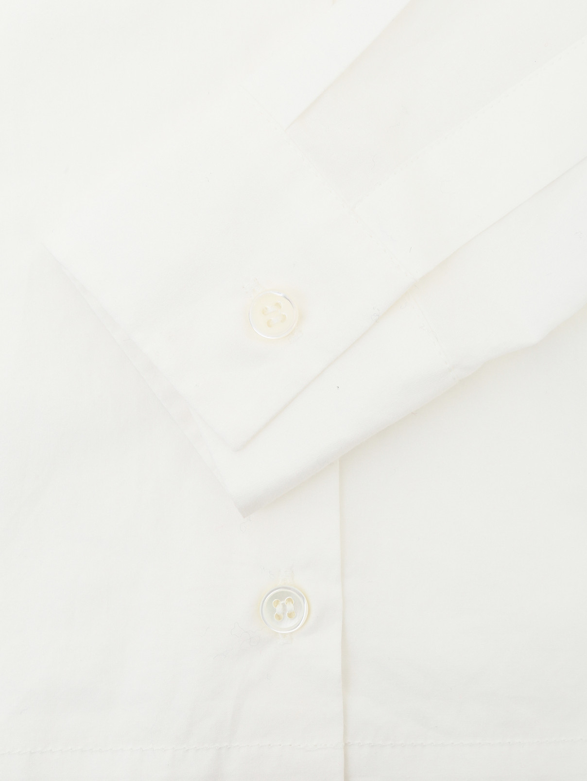 Рубашка из хлопка Marni  –  Деталь  – Цвет:  Белый