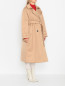 Двубортное утепленное пальто Marina Rinaldi  –  МодельВерхНиз