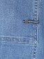 Куртка джинсовая, удлиненная, из хлопка Persona by Marina Rinaldi  –  Деталь1