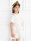 Платье с цветочным узором и бантом MiMiSol  –  Модель Верх-Низ