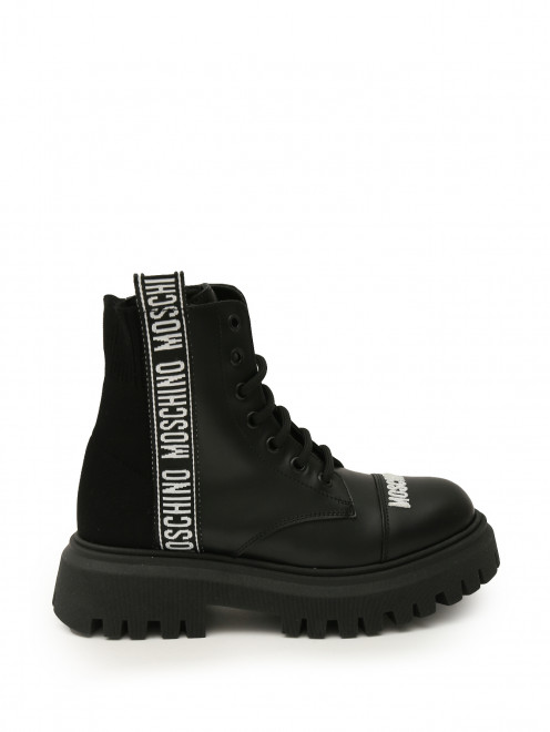 Ботинки на рифленой подошве Moschino - Обтравка1
