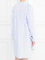 Платье из хлопка с узором "полоска" Ermanno Scervino  –  МодельВерхНиз1