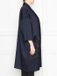 Пальто легкое из жатой ткани с декором из страз Marina Rinaldi  –  МодельВерхНиз2