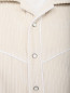 Рубашка из вельвета на кнопках Lorena Antoniazzi  –  Деталь