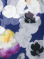 Платье-мини из шелка с цветочным узором Marina Rinaldi  –  Деталь