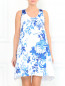 Платье-трапеция с цветочным узором с боковыми карманами Dondup  –  Модель Верх-Низ