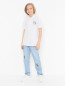 Хлопковые джинсы с аппликацией Stella McCartney kids  –  МодельОбщийВид