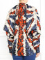 Блуза из шелка с цветочным узором Jean Paul Gaultier  –  Модель Верх-Низ1