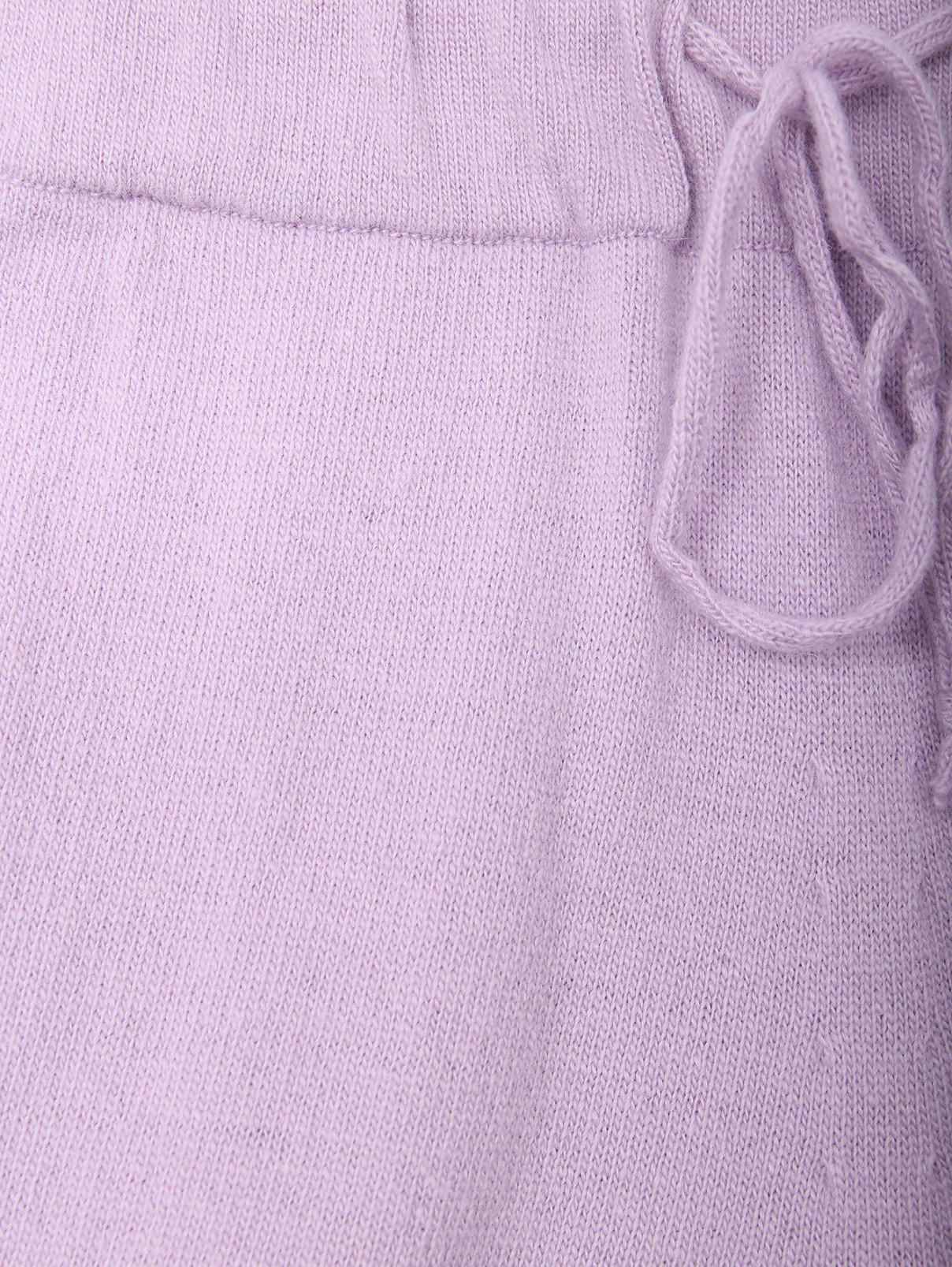 Брюки из шерсти на резинке Shade  –  Деталь  – Цвет:  Фиолетовый