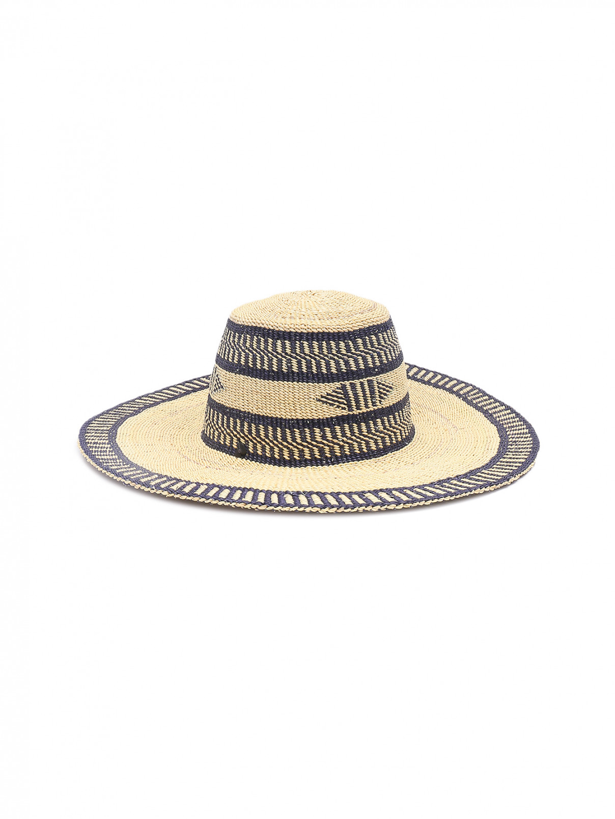 Шляпа соломенная Weekend Max Mara  –  Общий вид  – Цвет:  Желтый